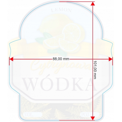 ETYKIETA 0,5L - ŚLIWKOWA 10x