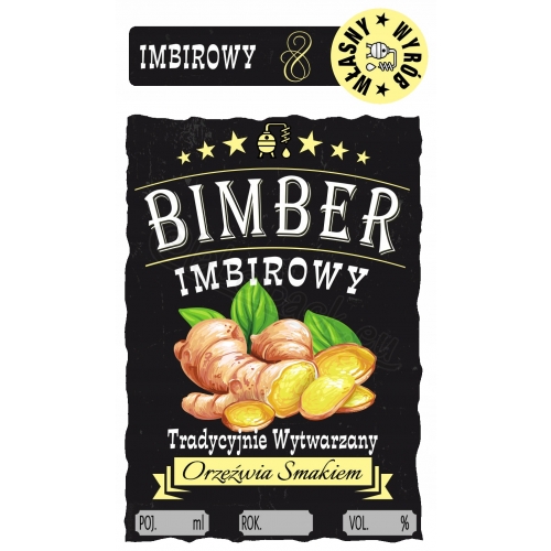 BIMBER IMBIROWY + banderolka 12szt
