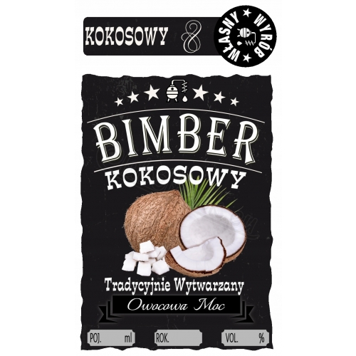 BIMBER KOKOSOWY + banderolka 12szt