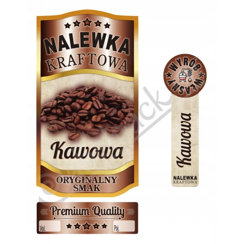 12x ETYKIETA MOSKWA 500ml - Nalewka Kawowa