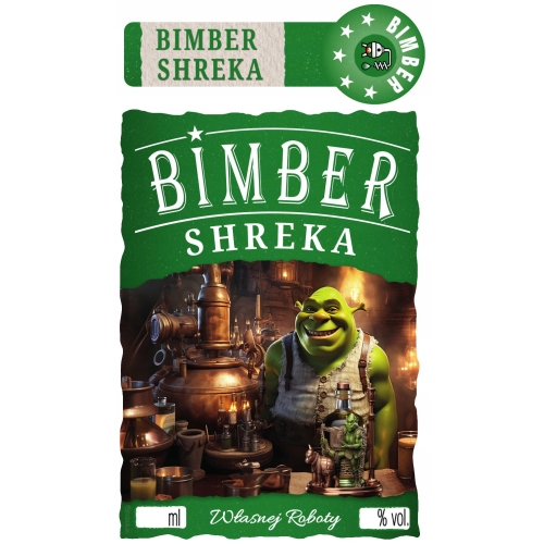 BIMBER SHREKA + banderolka 12szt