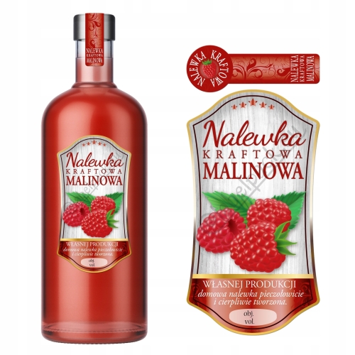 Naklejki - ETYKIETY NA NALEWKI + BANDEROLKA 12 szt.