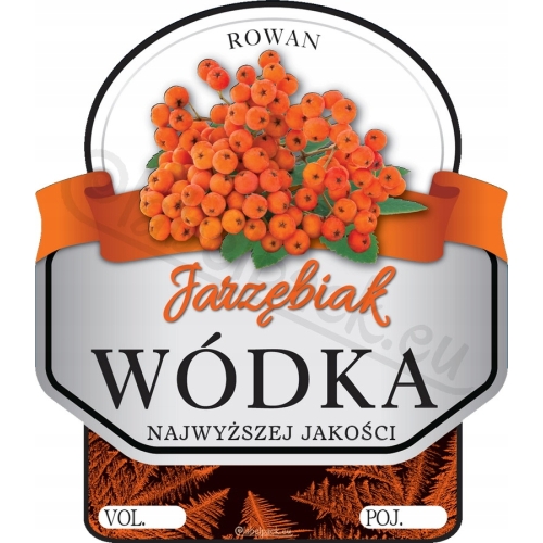 Naklejki WÓDKA SMAKOWA JARZĘBIAK 10 szt.