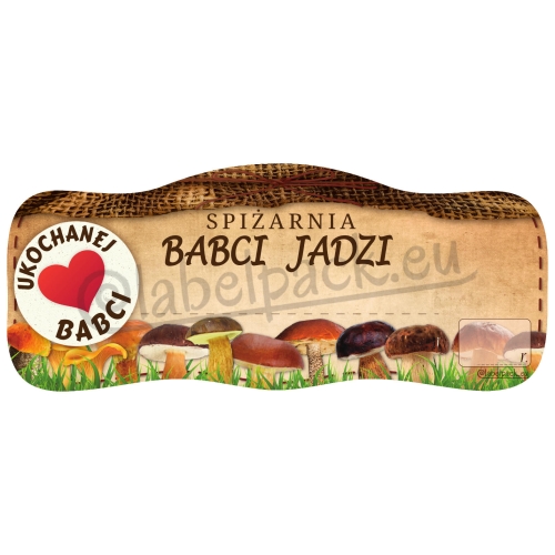Etykiety Prezentowe DZIEŃ BABCI I DZIADKA na PRZETWORY 96szt PERSONALIZACJA