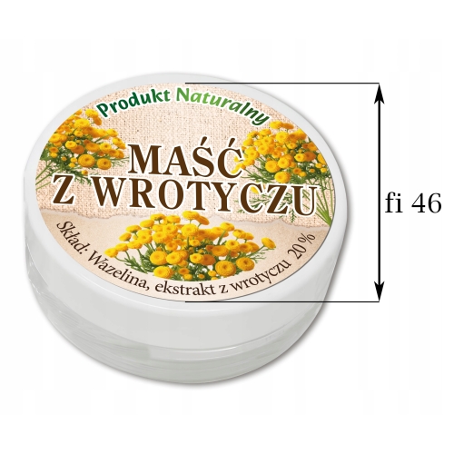 Etykiety na MAŚĆ Z WROTYCZU - 48 szt. fi46