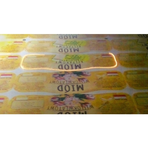 Etykiety na MIÓD / Naklejki na miód 100szt.