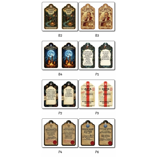 ZAWIESZKI na BUTELKI, SŁOIKI, FOLK, ŁOWICKIE, ZAKOPIAŃSKIE - PERSONALIZ.