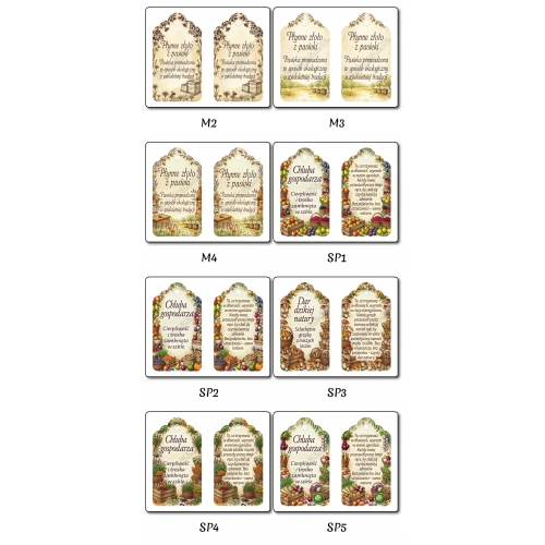 ZAWIESZKI na BUTELKI, SŁOIKI, FOLK, ŁOWICKIE, ZAKOPIAŃSKIE - PERSONALIZ.